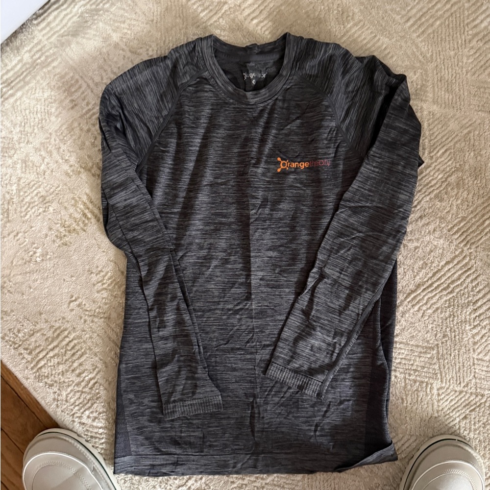 Orangetheory Charcoal Long Sleeve Tee